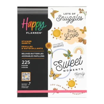 Super Pack Stickers Beloved Butterflies Baby Happy Planner