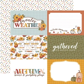 Papel Autumn Leaves Sweater Weather Echo Park 30x30cm