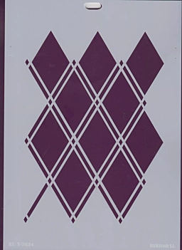 SUPER OFERTA **50%** Plantilla de Stencil T-3024 Rombos 21x30cm Dayka