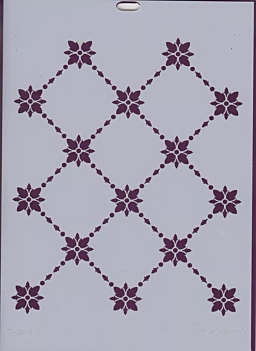 Plantilla de Stencil T-3086 Fondo 21x30cm Dayka