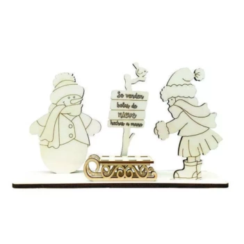 Tabla niña con trineo