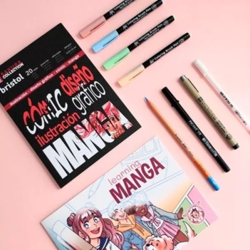 Talens Kreativität Lernen Manga Set