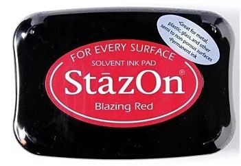 StazOn Ink Pad Buffer - Blazing Red