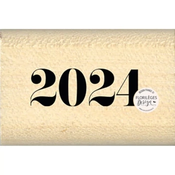 Houten stempel 2024 Histoires d'Hiver Florilèges Design