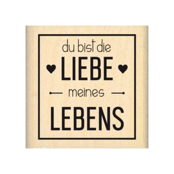 Sello de Madera Zusammen Für Leben Florilèges Design