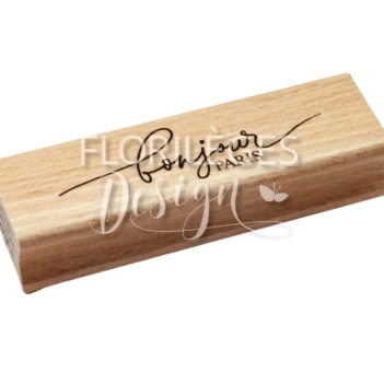 Bonjour Paris La Vie en Rose Florilèges Design houten stempel