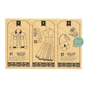 Sello de Madera Colección de Verano Florilèges Design