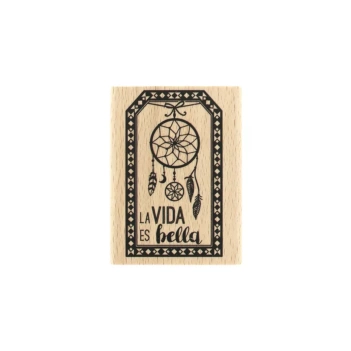 Sello de madera Etiquetas de las estaciones Florilèges Design