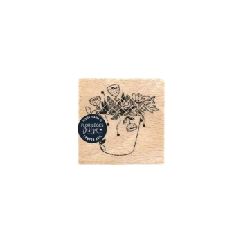 Sello de madera Fantaisies florales Florilèges Design