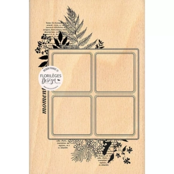 Houten stempel Window Histoires d'Hiver Florilèges Design