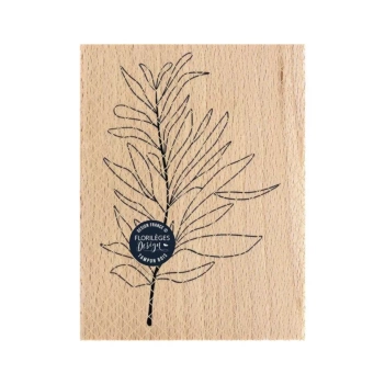 Holzstempel Fauille au vent Florilèges Design
