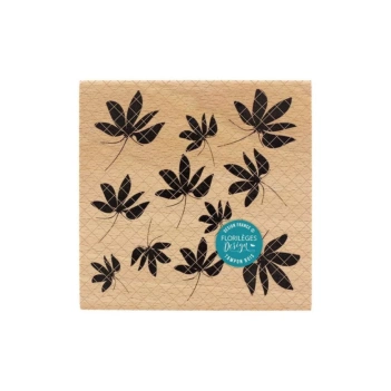 Houten stempel Herfstbladeren Florilèges Design
