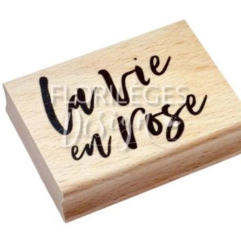 La Vie en Rose Florilèges Design Holzstempel