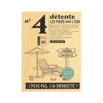 Sello de Madera Con los Pies en el Agua Florilèges Design