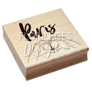 Paris Je T'aime La Vie en Rose Florilèges Design houten stempel