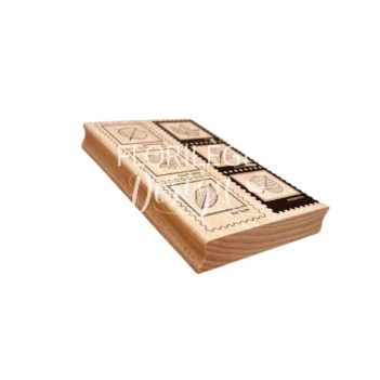 Florilèges Design Carnet Nature Houten Stempel Postzegels
