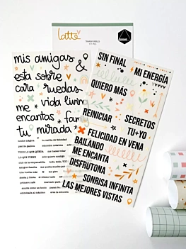 Dunaon Latte Rub-Ons 