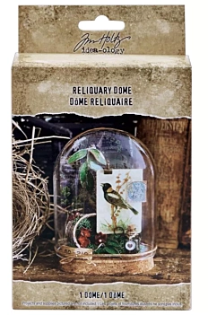 Transparent Dome Reliquary Idea-Ology Tim Holtz