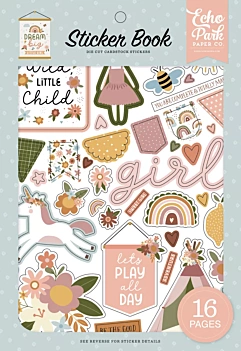 Livro de Stickers Dream Big Little Girl Echo Park