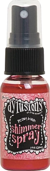 Tinta Dylusions Shimmer en Spray Peony Blush Dyan Reaveley