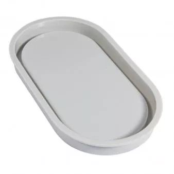 Molde de silicona posavasos ovalado Rayher
