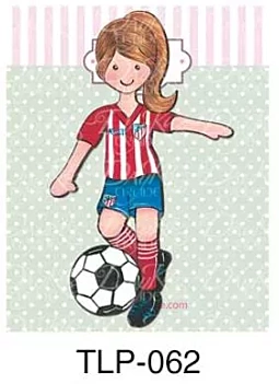 Silueta DM Niña Madrid Pasión por el Fútbol Dayka