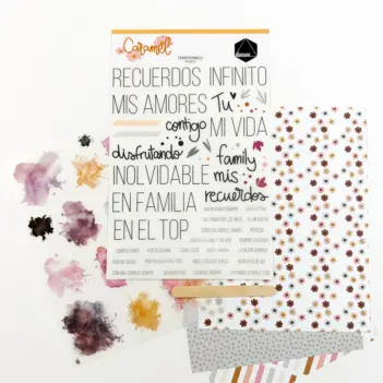 Adesivi da sfregare Caramel Dunaon