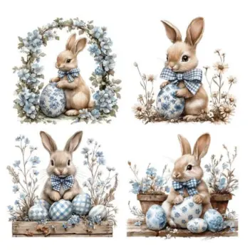Transfert Lapins de Pâques Artis Decor