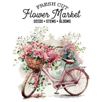 Transfer The Flower Bike Artis Decor