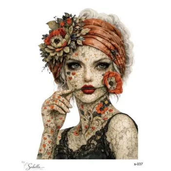 Transferencia Mujer Amapola Artis Decor