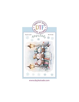 Dayka Snowmen Transfer 20x28,5cm