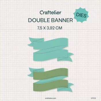 Fustella Banner doppio Craftelier
