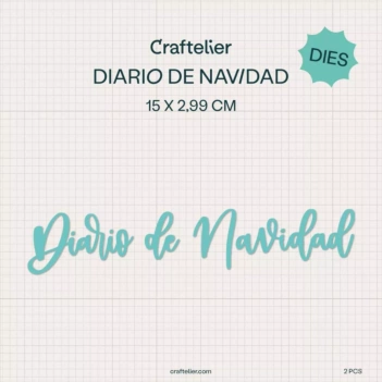 Troquel Diario de Navidad Craftelier