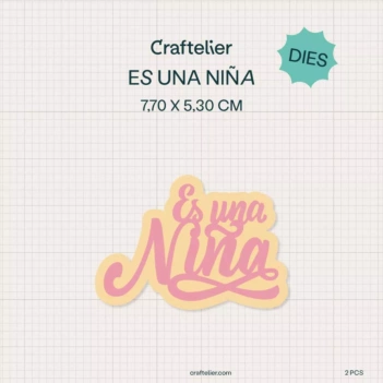 Fustella è una bambina Craftelier

