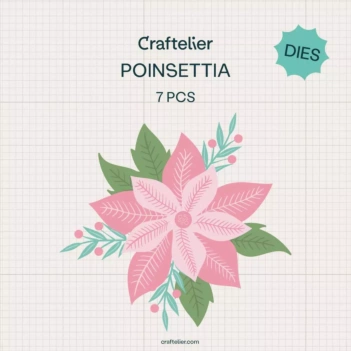 Troquel Flor de Pascua All You Need Is Christmas Mi Tienda de Arte