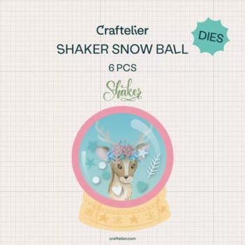Troquel Shaker Bola de Nieve All You Need Is Christmas Mi Tienda de Arte

