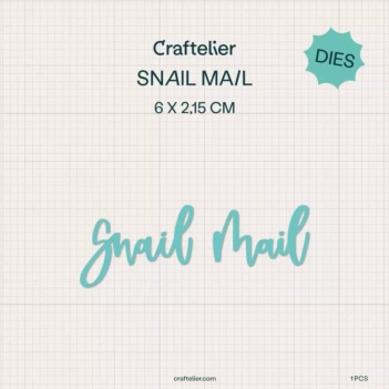 Troquel Snail Mail Mi Tienda de Arte

