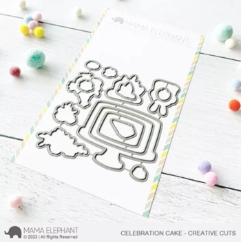 Mama Olifant Celebration Cake Die