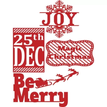 Erste Ausgabe für Sizzix - Christmas Sentiments
