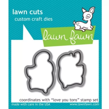 Lawn Fawn Die kompatybilny z Sizzix, Love You Tons