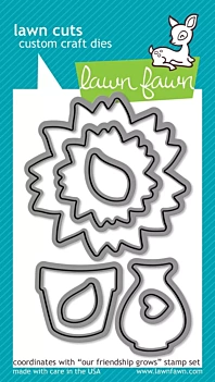 Troquel Lawn Fawn Our Friendship Grows compatible con Sizzix 