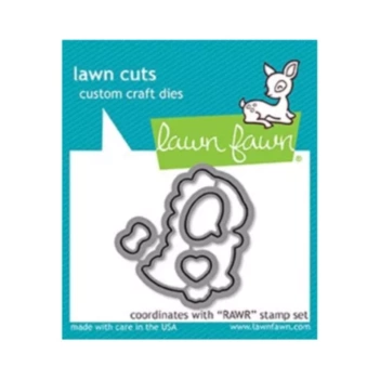 Lawn Fawn Rawr Die compatibile con Sizzix