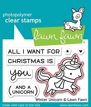 Lawn Winter Unicorn Die compatible with Sizzix 