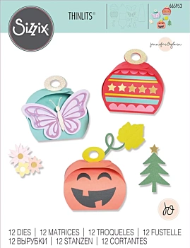 Świąteczne pudełka upominkowe Thinlits Sizzix 665953