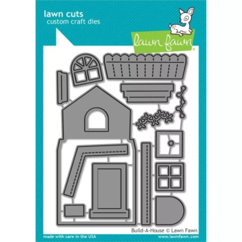 Troqueles Build-A-House Halloween Add-On Lawn Fawn
