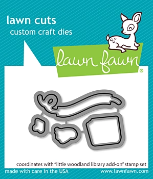 Troqueles Little Woodland Library Lawn Fawn