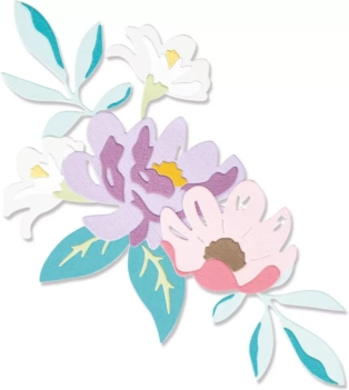 Matrice de découpe Thinlits Fleurs d'été superposées Sizzix 665891