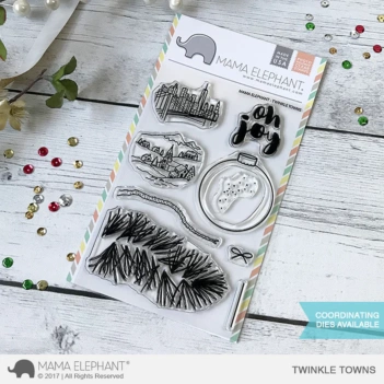 Set de sellos transparentes Tandem Ride Mama Elephant