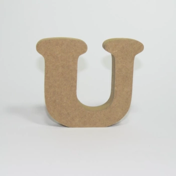 MDF-Holzbuchstabe U