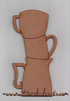 Sylwetka MDF - UCT033 Puchary w równowadze II